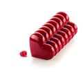 MOULE BÛCHE CŒUR 3D