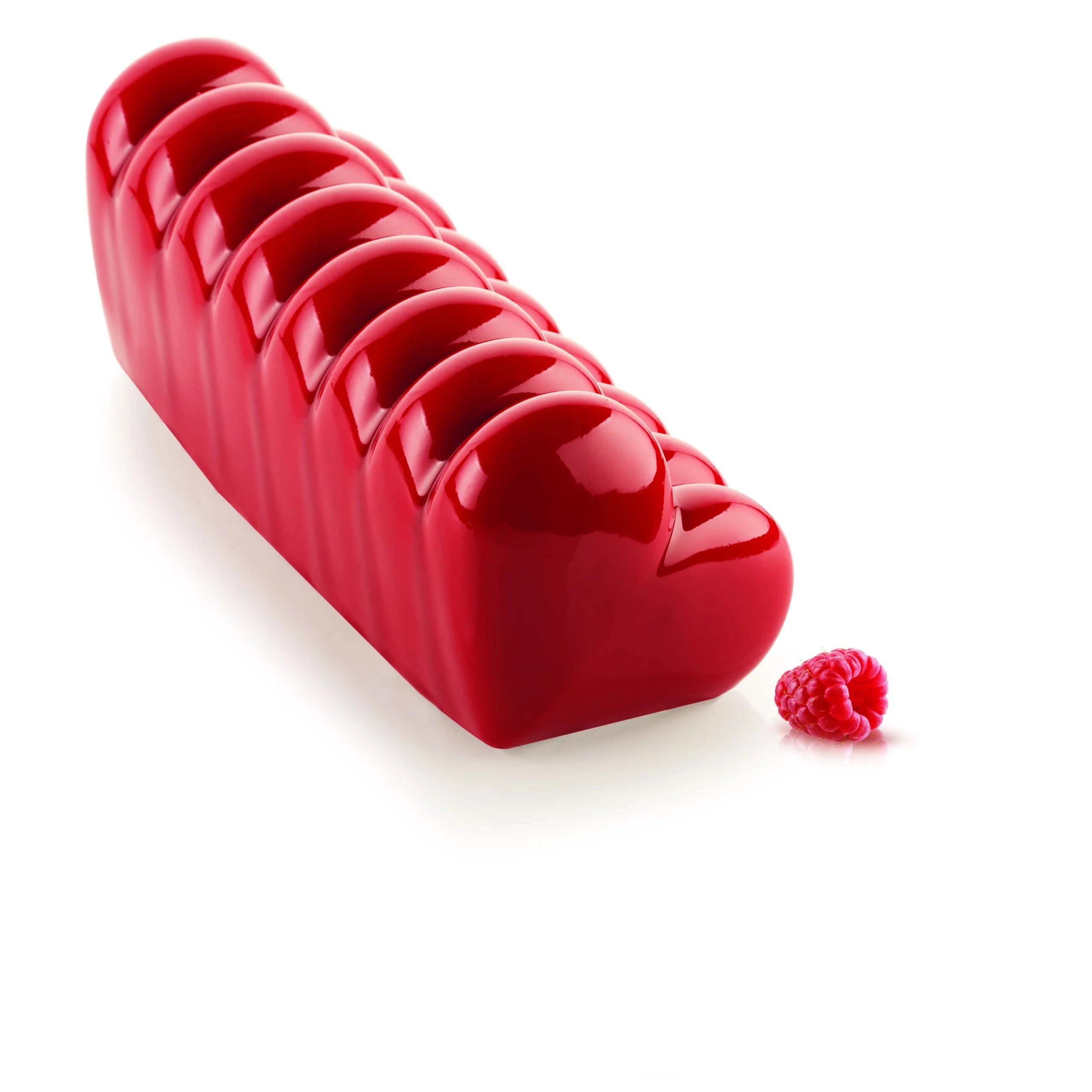 MOULE BÛCHE CŒUR 3D