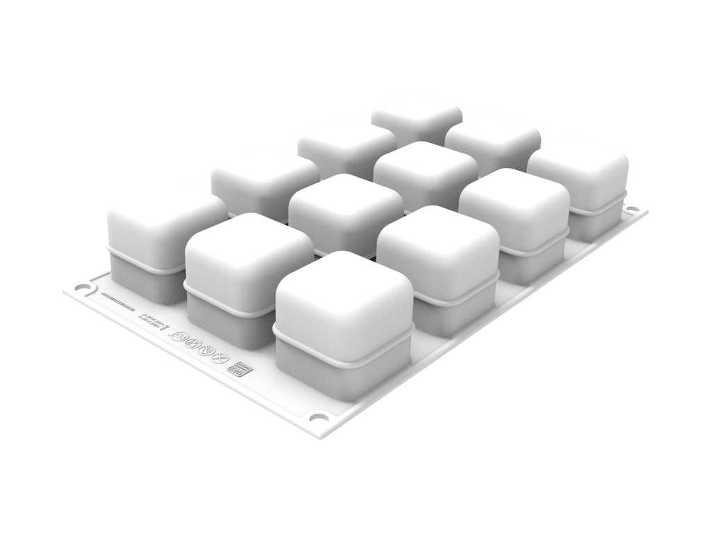 MOULE SILICONE CUBE 3D 85