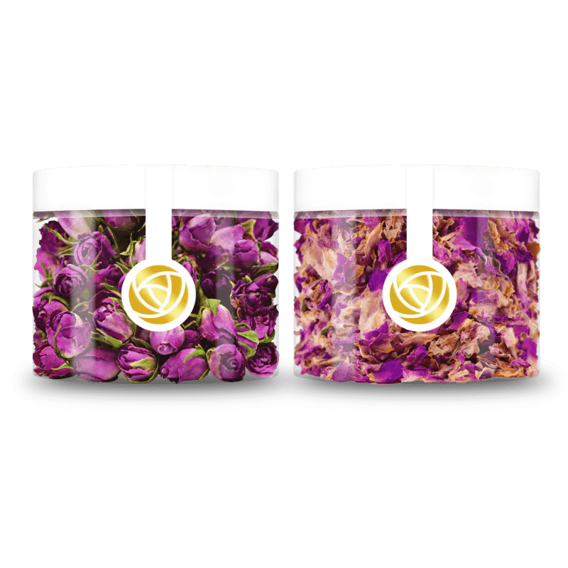 FLEURS ROSE DAMAS - COMESTIBLE