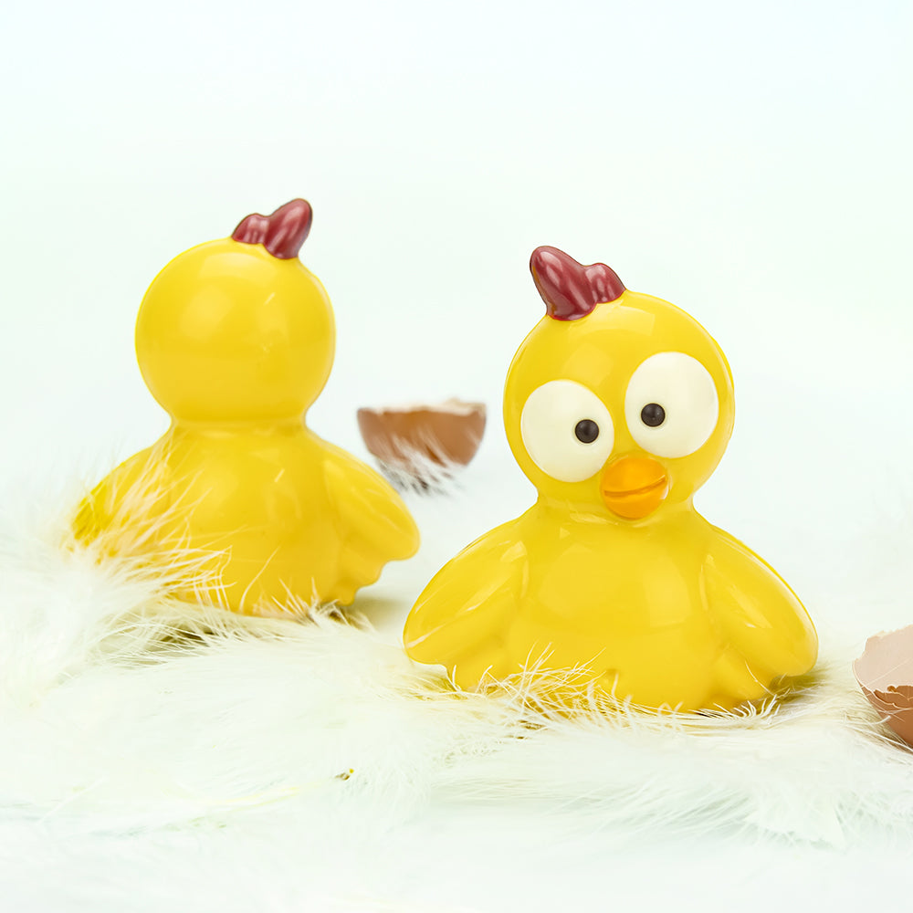 MOULE A CHOCOLAT 3D POUSSIN 4 PIÈCES