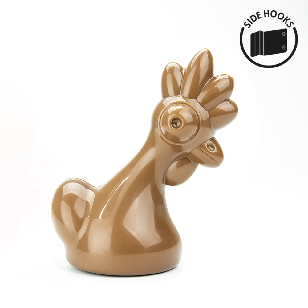 MOULE A CHOCOLAT 3D COQ, 2 PIÈCES