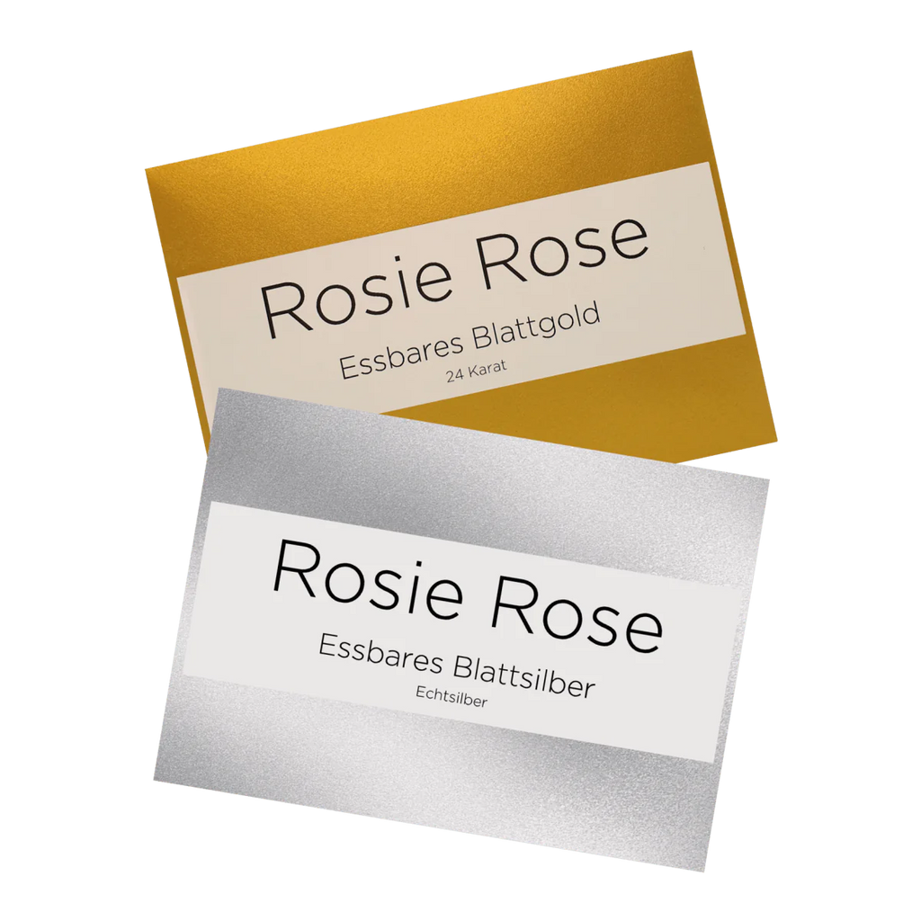FEUILLES D'OR OU ARGENT - COMESTIBLES