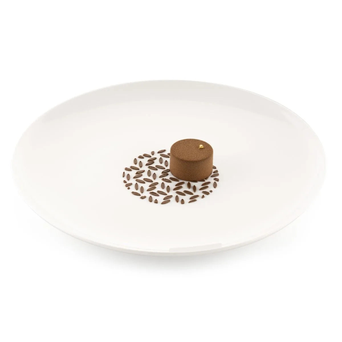 POCHOIR ASSIETTE FEUILLE