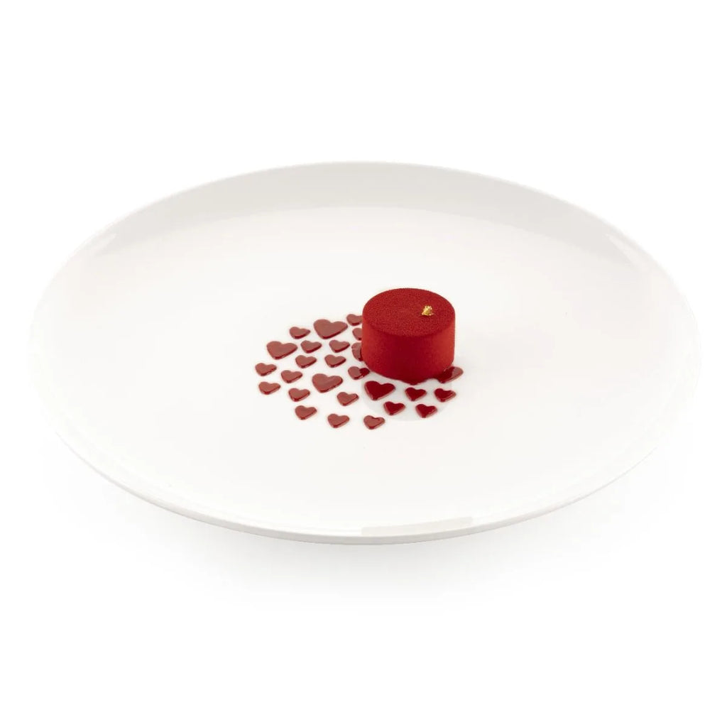 POCHOIR ASSIETTE COEUR