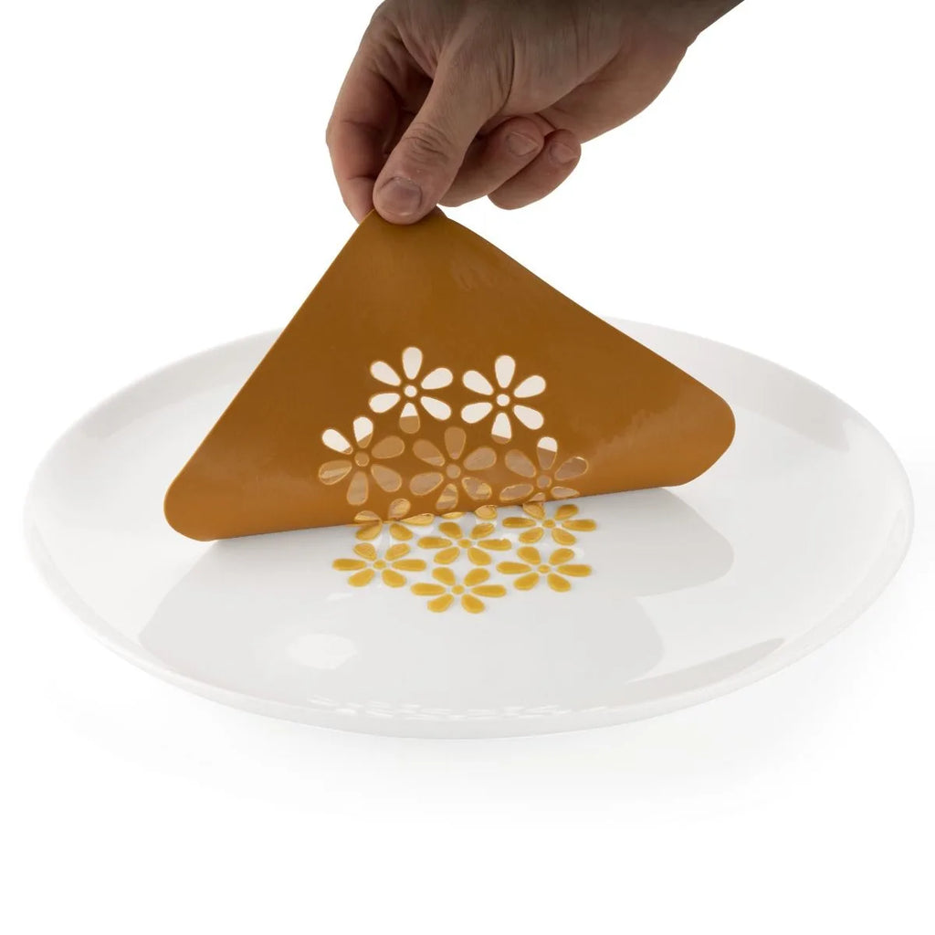 POCHOIR ASSIETTE FLEUR