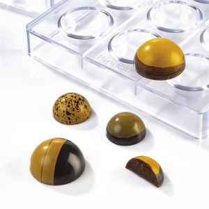 Moule chocolat sphère polycarbonate