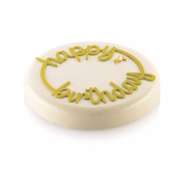 Moule Happy Birthday décoratif